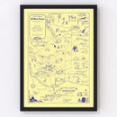 Vintage Map of El Paso, Texas 1945