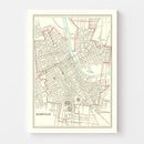 Vintage Map of Nashville, Tennessee 1895