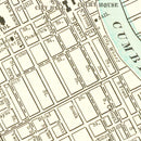 Vintage Map of Nashville, Tennessee 1895