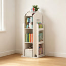 4-Tier Rotating Bookshelf for Bedroom and Living Room