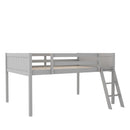 Low Loft Bed With Adjustable Ladder