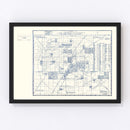 Vintage Map of Las Vegas, Nevada 1920