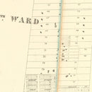 Vintage Map of Detroit, Michigan 1853
