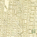 Vintage Map of Detroit, Michigan 1892