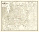 Vintage Map of Memphis, Tennessee 1925