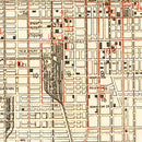 Vintage Map of Lousiville, Kentucky 1895