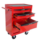 Rolling Metal Tool Chest With Drawers, Steel Storage Cabinet With Ball Bearing Slides by HouseOfZazla