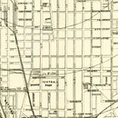Vintage Map of Louisville, Kentucky 1893