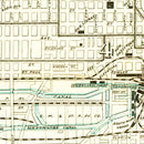 Vintage Map of Milwaukee, Wisconsin 1898