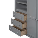 Loft Bed With Built In Wardrobe, Shelves And Drawers by HouseOfZazla