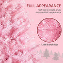 Artificial Christmas Tree - Pink 7ft