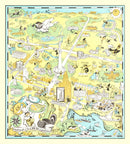 Vintage Map of Baltimore, Maryland 1935