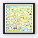 Vintage Map of Baltimore, Maryland 1935