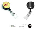 Crawfish Retractable Badge Reel for Nurses ID Badge Holder with Clip Retractable Employee Badge Holder, Belt Clip