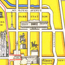 Vintage Map of Baltimore, Maryland 1935