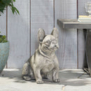 Dog Garden Sculpture, Outdoor French Bulldog Statue