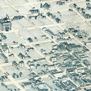 Vintage Map of Albuquerque, New Mexico 1886