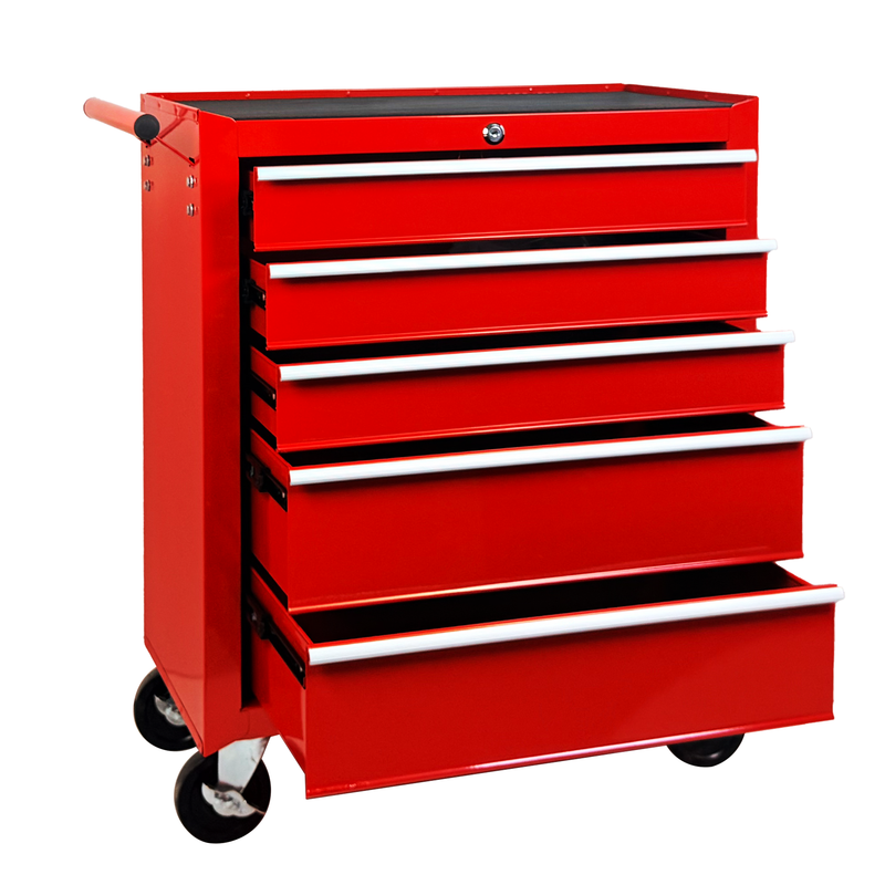 5-Drawer Rolling Tool Chest with Lock & Key, photo 9 of 10