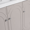 Modern Freestanding Bathroom Vanity With Soft Close Cabinet Doors by Unique Piece Furniture