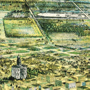Vintage Map of Fresno, California 1891