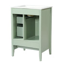Retro Bathroom Vanity With Sink, Soft Closing Cabinet & Drawers by HouseOfZazla