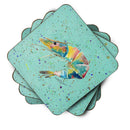 Shrmip Foam Coasters Set of 4 Cup Coasters for Indoor Outdoor, Tabletop Protection, Anti Slip, Mouse pad Material