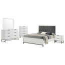 Sonora 5-piece California King Bedroom Set White