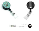 Crab Retractable Badge Reel for Nurses ID Badge Holder with Clip Retractable Employee Badge Holder, Belt Clip