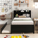 Twin Bed With Trundle, Bookcase by Unique Piece Furniture