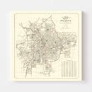 Vintage Map of Atlanta, Georgia 1912