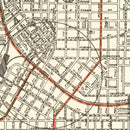 Vintage Map of Atlanta, Georgia 1912