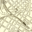 Vintage Map of Atlanta, Georgia 1892