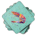 Shrmip Foam Coasters Set of 4 Cup Coasters for Indoor Outdoor, Tabletop Protection, Anti Slip, Mouse pad Material