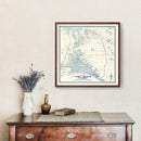 Vintage Map of Long Beach, California 1935