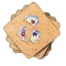 Oyster Foam Coasters Set of 4 Cup Coasters for Indoor Outdoor, Tabletop Protection, Anti Slip, Mouse pad Material