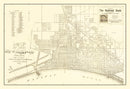 Vintage Map of Long Beach, California 1910