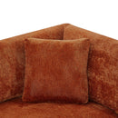 83.50" Modern Flared Arms Sofa (Caramel) by HouseOfZazla