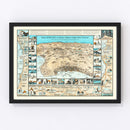 Vintage Map of Long Beach, California 1936