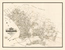 Vintage Map of Oakland, California 1903