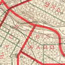 Vintage Map of Minneapolis, Minnesota 1891