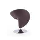 Modern Swivel Lounge Chair With Base - Gray by HouseOfZazla