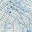 Vintage Map of Minneapolis, Minnesota 1922