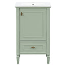 Retro Bathroom Vanity With Sink by HouseOfZazla