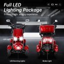 Electric Mobility Scooter With Big Size And High Power - Red by HouseOfZazla