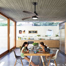Indoor Outdoor Ceiling Fan With Light With Remote Control, Noiseless Reversible Motor, 6 Speed, 3 Color by HouseOfZazla