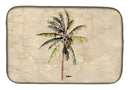 Palm Tree Dish Drying Mat Absorbent Dish Drying Mat Pad for Kitchen Counter Dish Drainer Mat for Countertop, 14 x 21", Multicolor