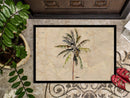Palm Tree Doormat Indoor Outdoor 24H X 36W Front Door Mat Rugs for Entryway, Non Slip Washable Low Pile,