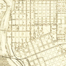 Vintage Map of Tampa, Florida 1913