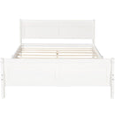 Platform Bed Frame Mattress Foundation Sleigh Bed With Headboard / Footboard / Wood Slat Suppor