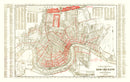 Vintage Map of New Orleans, Louisiana 1925